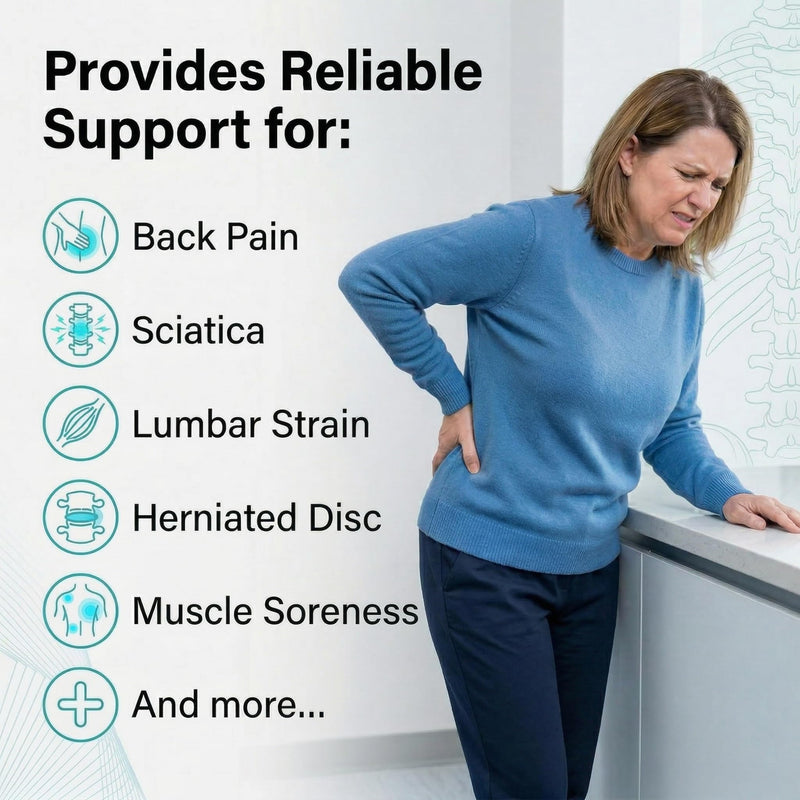 Ultra Breathable Back Brace for Women and Men Lower Back, Lightweight & Thin Back Support Belt, Dual Adjustable Waist Lumbar Support Belt for Sciatica, Herniated Disc, Scoliosis Back Pain Relief M(Waist:35"-43")