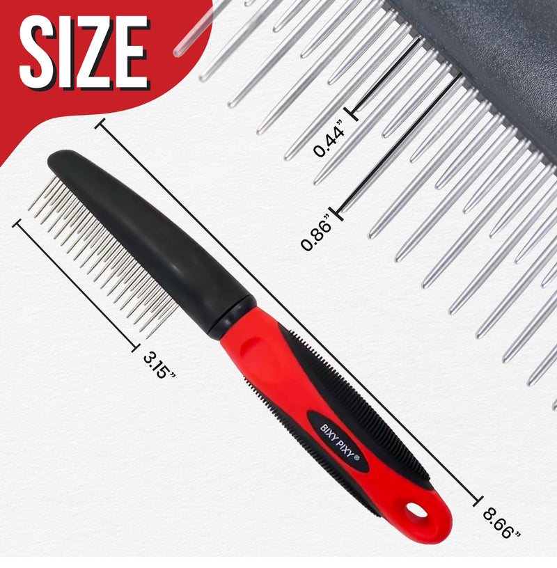 Dog Combs for Grooming Matting - Rotating Teeth Poodle Comb for Grooming - Cat Comb for Long Haired Cats - Dog Dematting Comb - BeesActive Australia