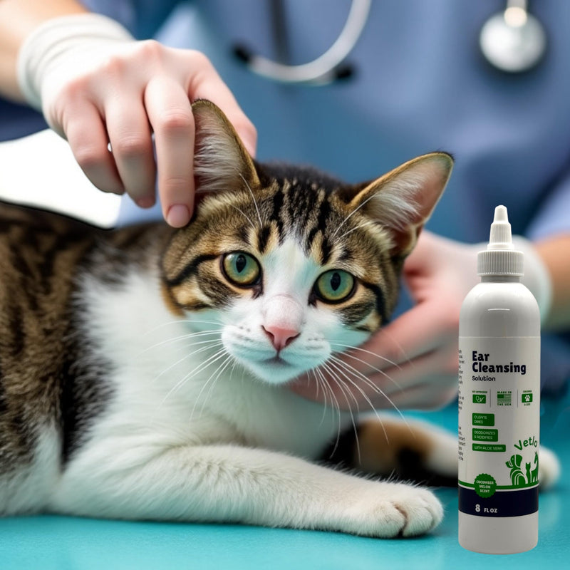 Dog Ear Infection Treatment, Ear Cleaner with Aloe Vera Formula for Ear Cleaner Dog, Prevents Infections, Natural and Gentle Ear Care Solution for Dogs, 8 oz