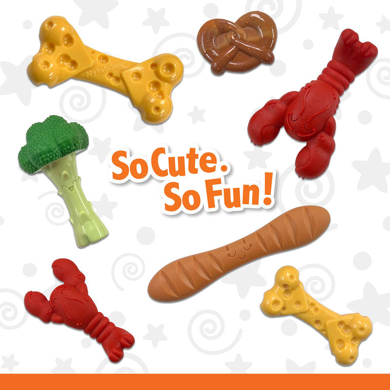 Nylabone Power Chew Lobster Dog Chew Toy, Cute Dog Toys for Aggressive Chewers, Filet Mignon Flavor, Small/Regular (1 Count) Red Medium/Wolf (1 Count) - BeesActive Australia