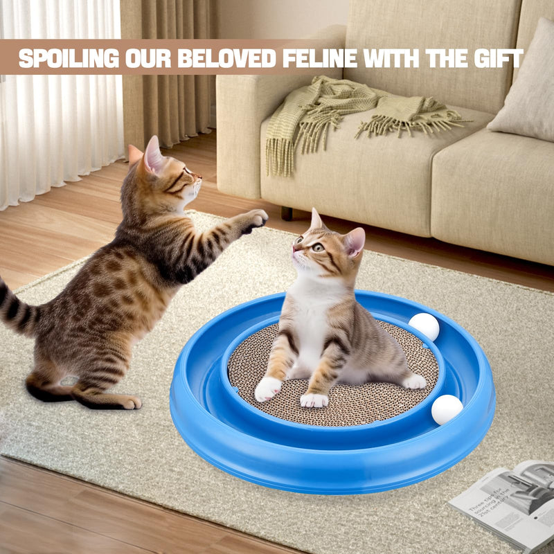 Cat Track Balls Replacement Track Balls for Turbo Round Scratcher Toy (4 pcs) - BeesActive Australia