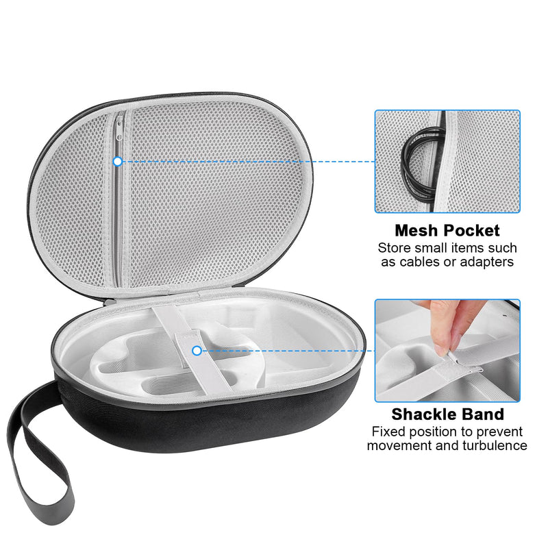 Tyasoleil Carrying Case for Apple Vision Pro, Portable Waterproof Anti-Scratch Storage Bag for Apple Vision Pro Accessories, Suitable for Home and Out - BeesActive Australia