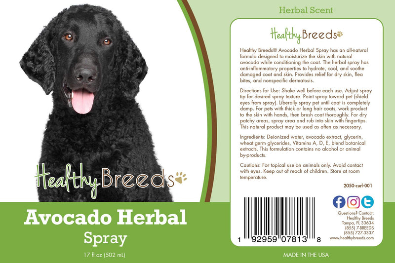 Healthy Breeds Curly-Coated Retriever Avocado Herbal Spray 17 oz