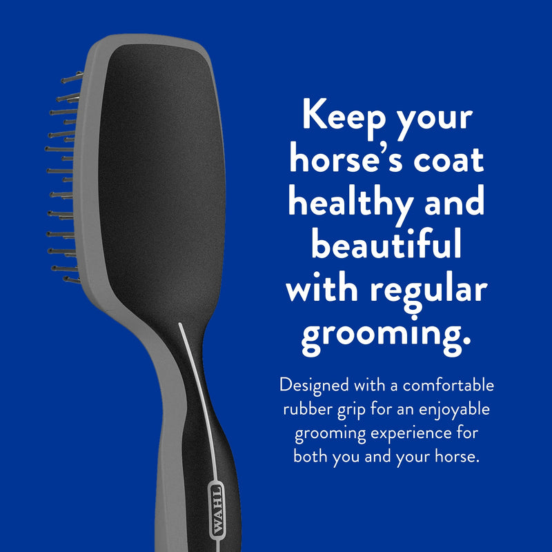 WAHL Professional Animal Equine Grooming Tool - Mane & Tail Brush (#858709-100) for Horses - Black - BeesActive Australia
