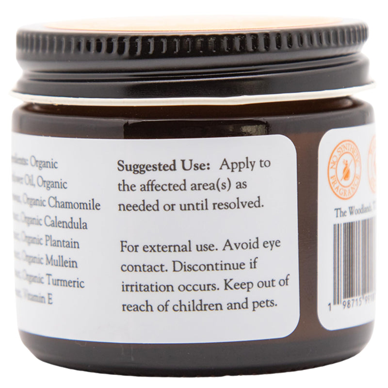 Turmeric Salve for Dogs & Cats Organic Turmeric & Calendula | Lick-Safe First Aid & Healing for Red Skin, Minor Wounds, Inflammation, Hot Spots & Itchy Skin | Vet Formulated | 2oz