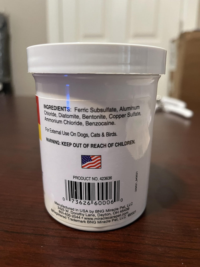 Kwik Stop Styptic Powder Dog Cat & Bird Nail Care (Kwik Stop Powder - 6 oz) Kwik Stop Powder - 6 oz - BeesActive Australia