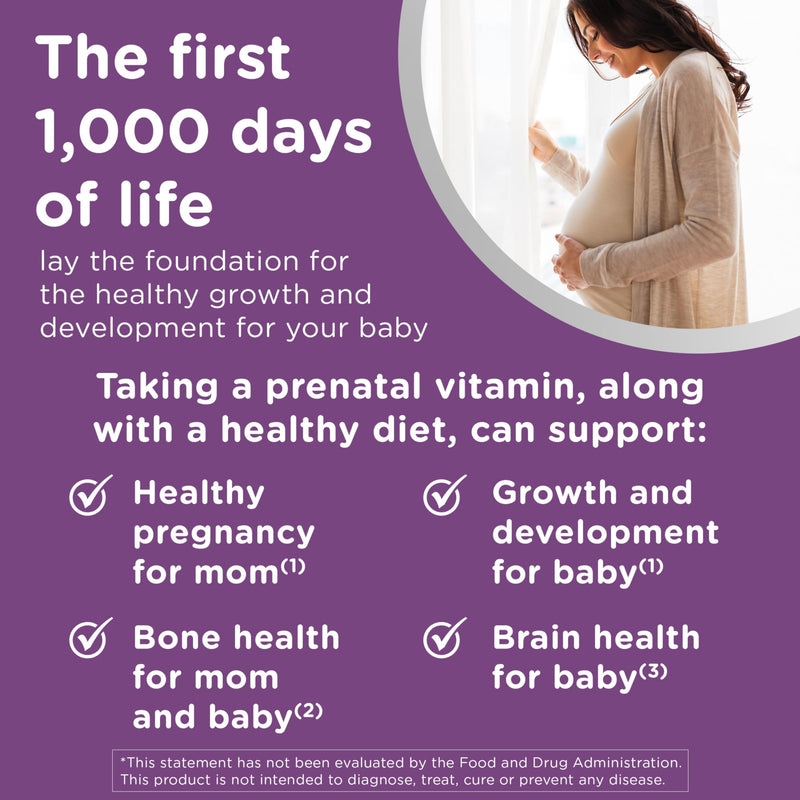 Centrum Prenatal Multivitamin Gummies, 60 Count | Prenatal Vitamin D Gummies with DHA, Folic Acid, Iodine and Other Essential Nutrients, Gluten Free, Non-GMO Ingredients 1 Count (Pack of 60)