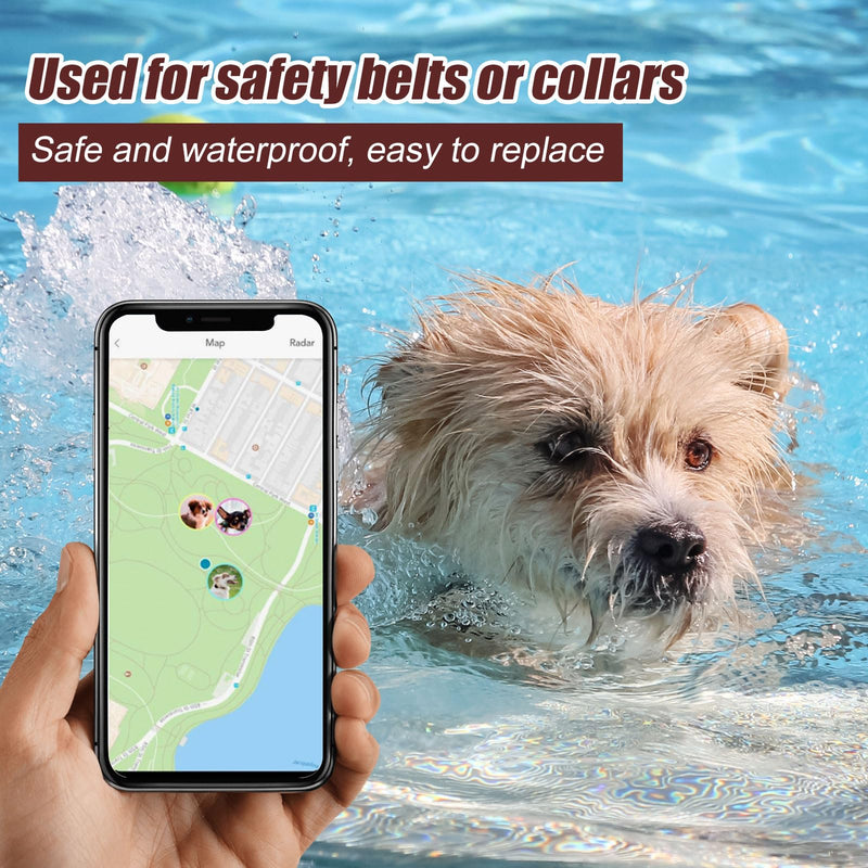 4pcs Tracker Attachment Clips, GPS Dog Tracker Silicone Cover Tracker Accessories for Dog Activity Tracker Parts Replacement (Pink) Pink - BeesActive Australia