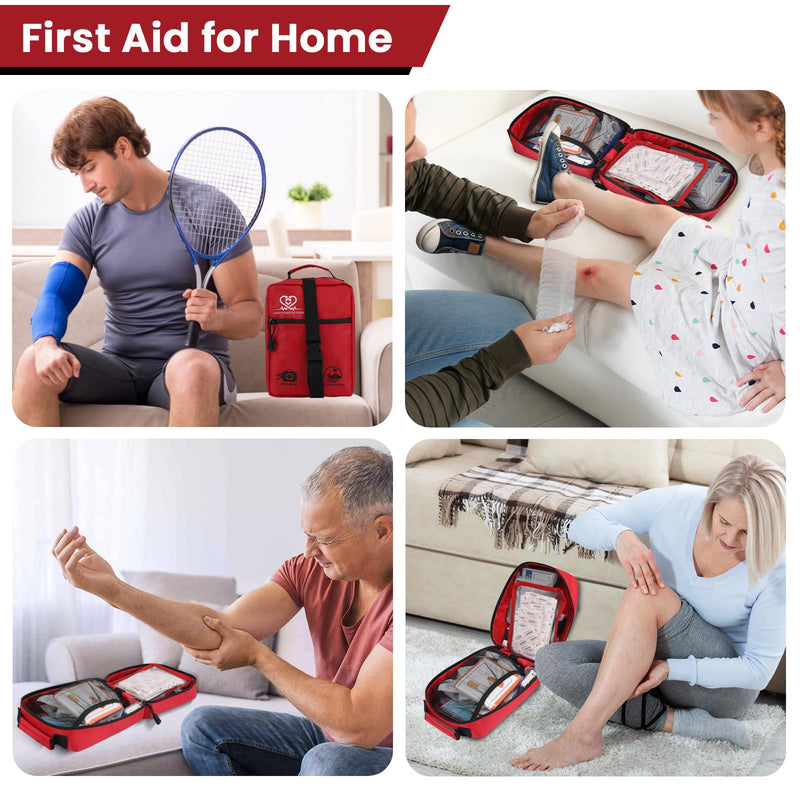 Emergency Trauma First Aid Kit - Large All-Purpose Portable Waterproof Kits for Car, Complete Family Travel. - BeesActive Australia