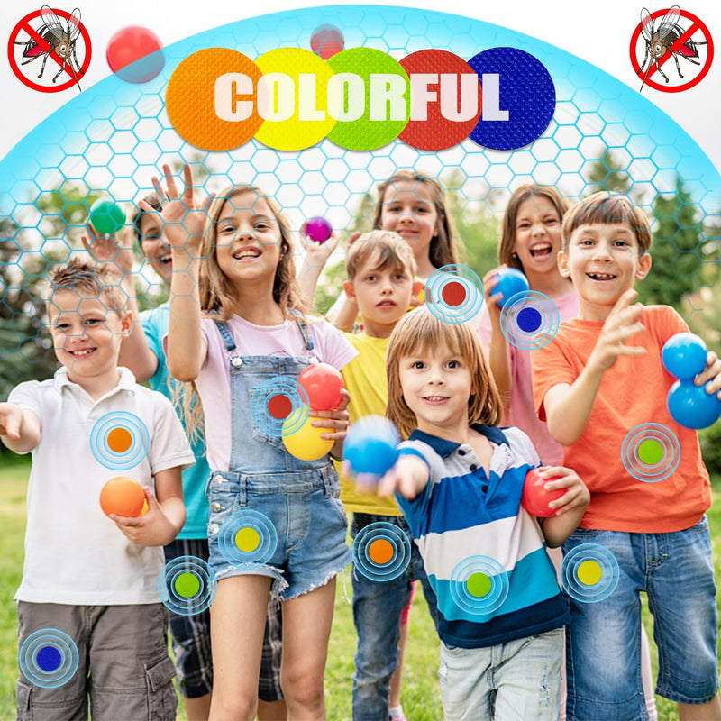 Mosquito Repellent Stickers 300 Pcs, DEET Free Mosquito Patches with 3 Pack Individually Wrapped Mosquito Repellent Bracelets for Kids and Adults Indoor Outdoor - BeesActive Australia