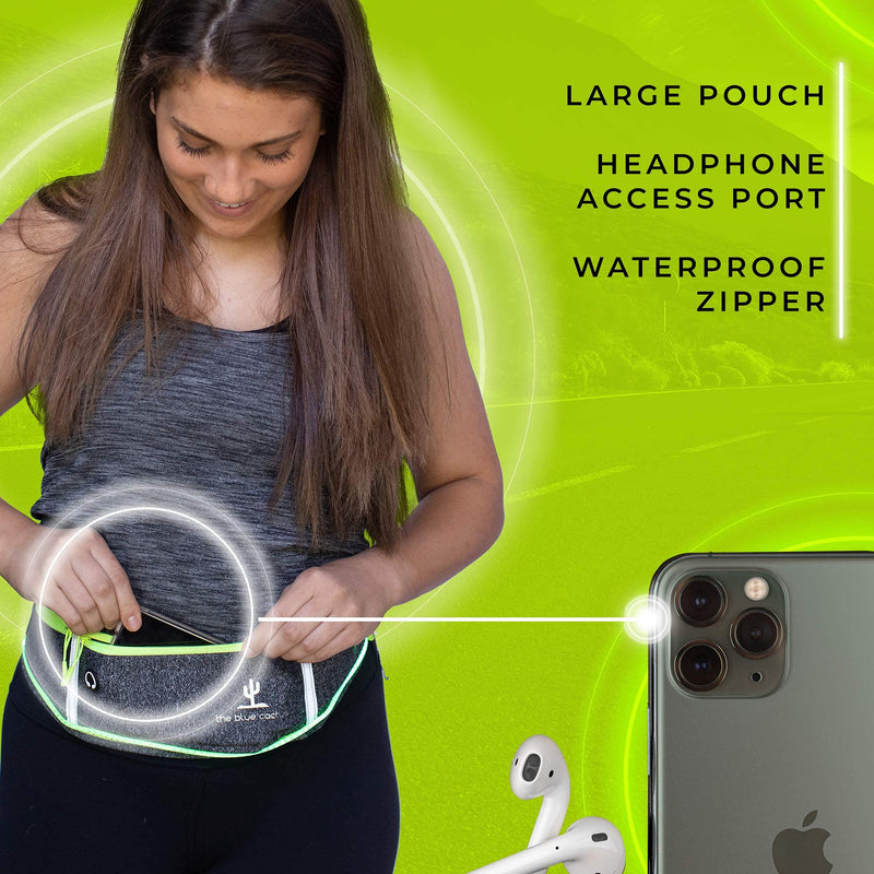 Reflective Running Light Belt with Zipper Pockets and USB Rechargeable, Night Safety Gear for Runners, Dog Walking Gear, Runners Reflective Belt Fits Women, Men, Kids, and Dogs - BeesActive Australia
