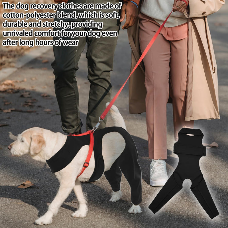 Dog bodysuit for hind legs, dog bodysuit after surgery body, puppy after surgery dog bodysuit, dog bodysuit after surgery with leg, anti-wound licking surgery bodysuit dogs, dog bodysuit after surgery, for hair loss, anti-licking, wound protection - BeesActive Australia