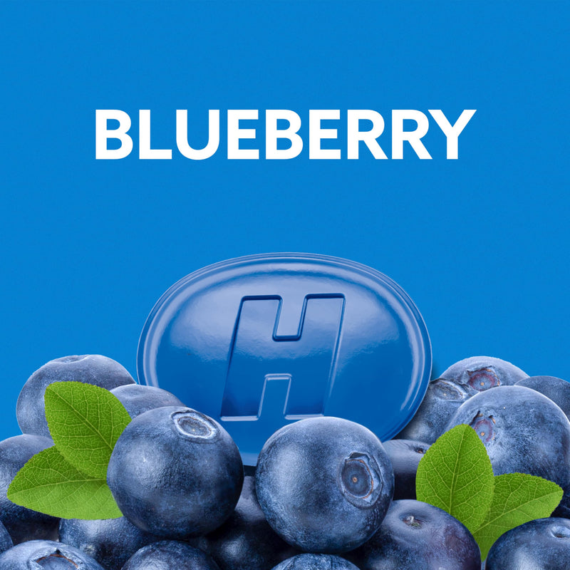 Halls Throat Soothing Blueberry Cough Drops, Economy Pack, 80 Drops