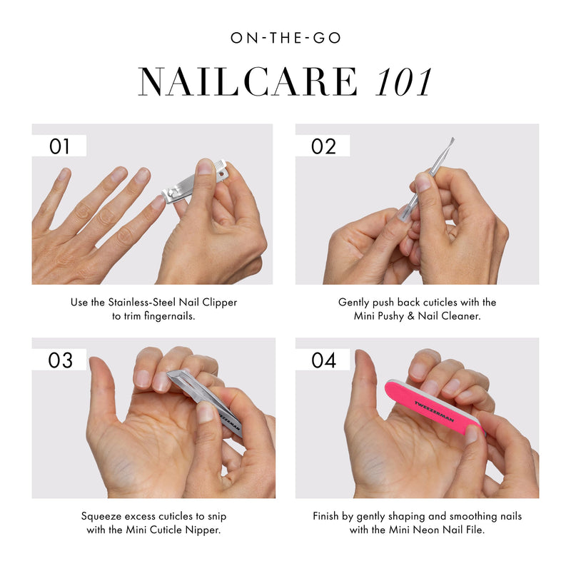 Tweezerman Mini Neon Nail Rescue Kit Neon Rescue Kit - BeesActive Australia