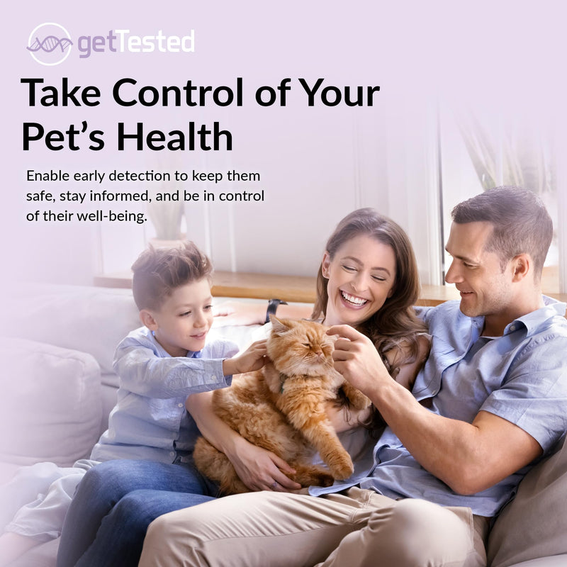 getTested Virus Combo FIV and FeLV Test for Cats, At-Home, Rapid Antigen Test Kit for Kittens and Cats, Easy Blood Screening, Fast, Accurate Results in 10 Minutes