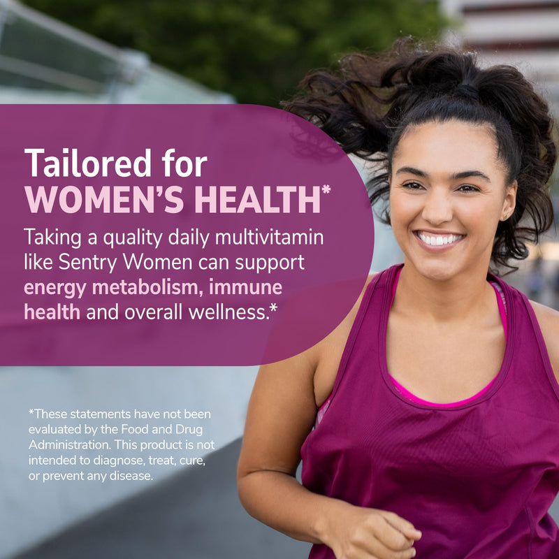 21st Century Sentry Women Multivitamin with Iron & Calcium, 120 Count | Complete Women's Multivitamin & Multimineral with Iron, Compare VS. Centrum® Women, Daily Energy, 120-count 4-month Supply 120 Count (Pack of 1)