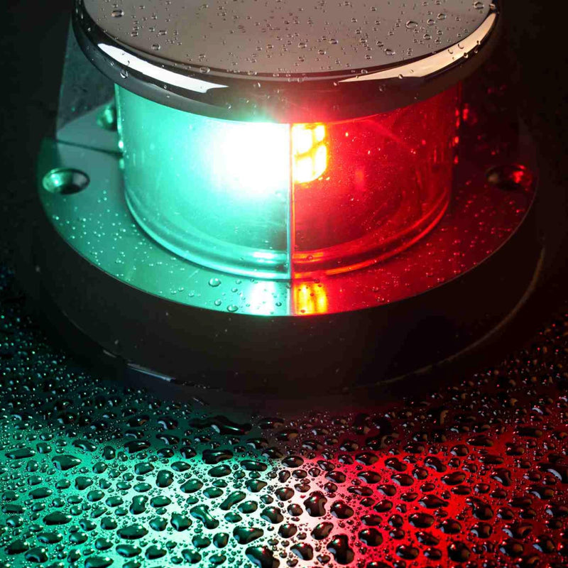 SEAFLO 01 Series Bi-Color Bow Mount Navigation Light - Red/Green, 12V, 0.7W, IP65 Waterproof, 1NM Visibility, High-Brightness, for Boats Up to 39.4 FT (12m) – 4-Year Warranty 0.7 W, 1 NM - BeesActive Australia
