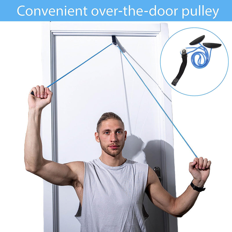 Zlongron pulleys for shoulder rehab over door,Helps promote recovery from surgery and shoulder pain reliefÔºåshoulder pulley for physical therapyÔºåtherapist choice shoulder pulley over the door (blue) - BeesActive Australia
