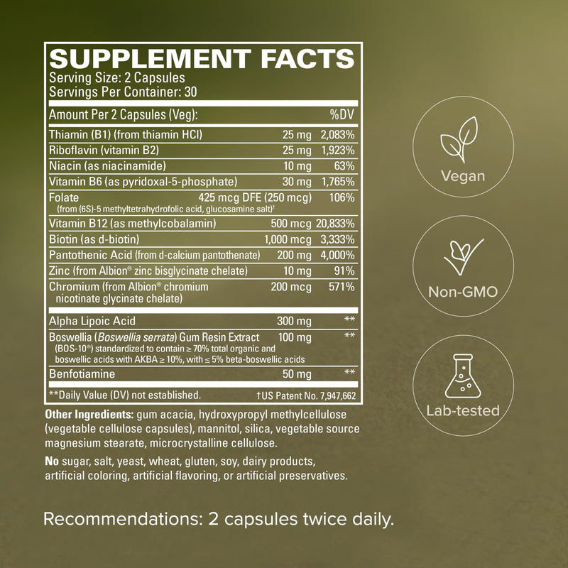 Terry Naturally Healthy Feet and Nerves - Nerve Function - 60 Count | Boswellia. Nerve Function and Peripheral Circulation Support. 60 capsules. 60 Count (Pack of 1)
