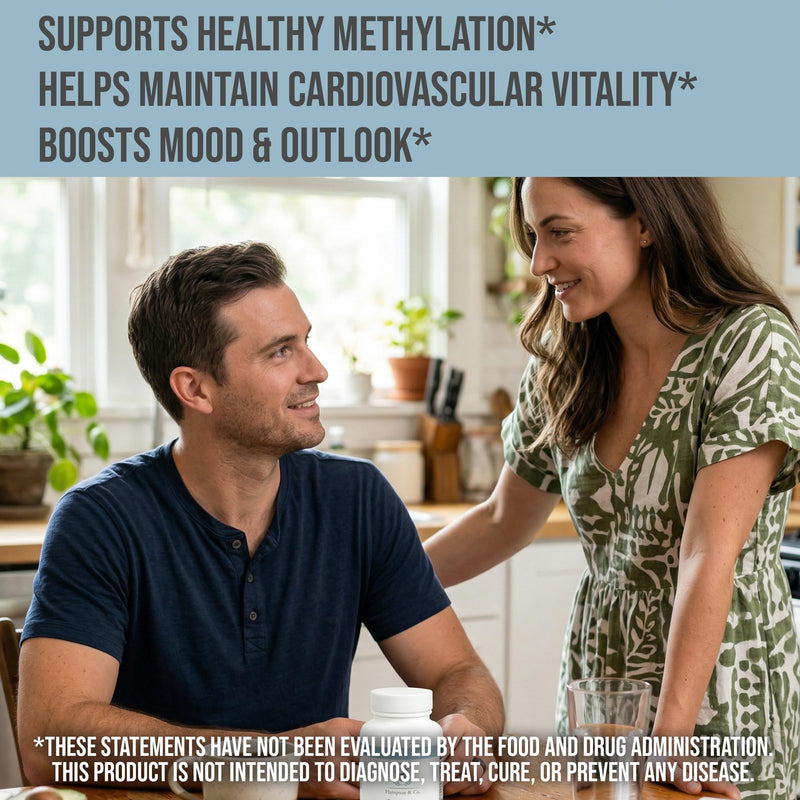 Methylated Multivitamin - Metabolic & Cardiovascular Support – Advanced B-Vitamin & Mineral Blend with Choline, Boron & CoQ10 for Bone Strength and Heart Health – 60 Count 60 Count (Pack of 1)