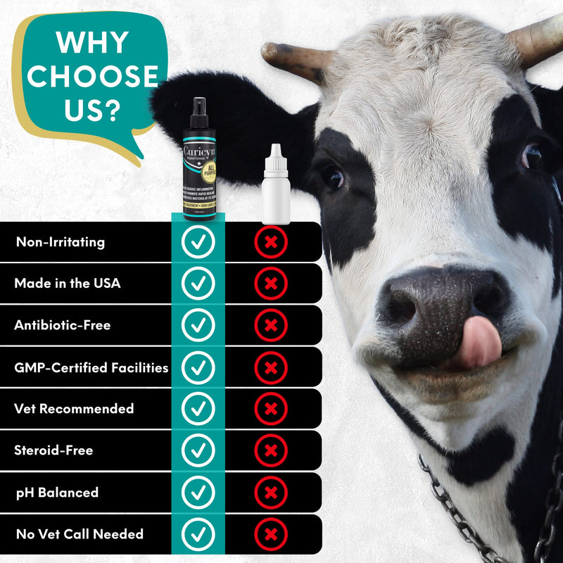 Wound Treatment Spray for All Animals - Original Formula, Helps Reduce Inflammation, Easy and Effective Pet Wound Care, Dog and Cat Skin Care Infection Treatment, - 8 oz Spray Bottle - BeesActive Australia