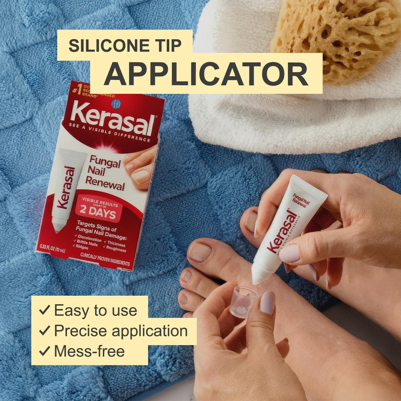 Kerasal Nail Fungus Extra Strength | Restorative Nail Repair for Damaged Nails, 0.33 fl oz (Packaging May Vary) Nail Renewal 0.33 Fl Oz (Pack of 1)