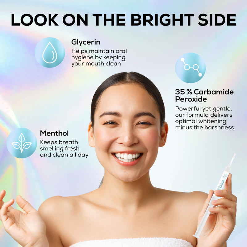 Venus Visage Teeth Whitening Gel Refill Kit Syringes (8 Pack) - 35% Carbamide Peroxide - No Sensitivity Teeth Whitening Gel for Trays - Teeth Whitening Kit Syringes for a Dazzling Smile - BeesActive Australia