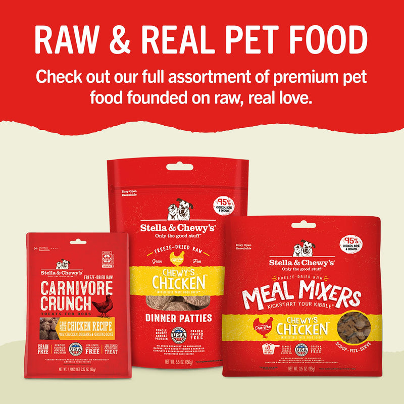 Stella & Chewy's Dental Delights with Freeze-Dried Chicken - Medium Dental Treats for Dogs, 5.5 Ounce Bag Chicken (Medium Treat) 5.5 Ounce (Pack of 1) - PawsPlanet Australia