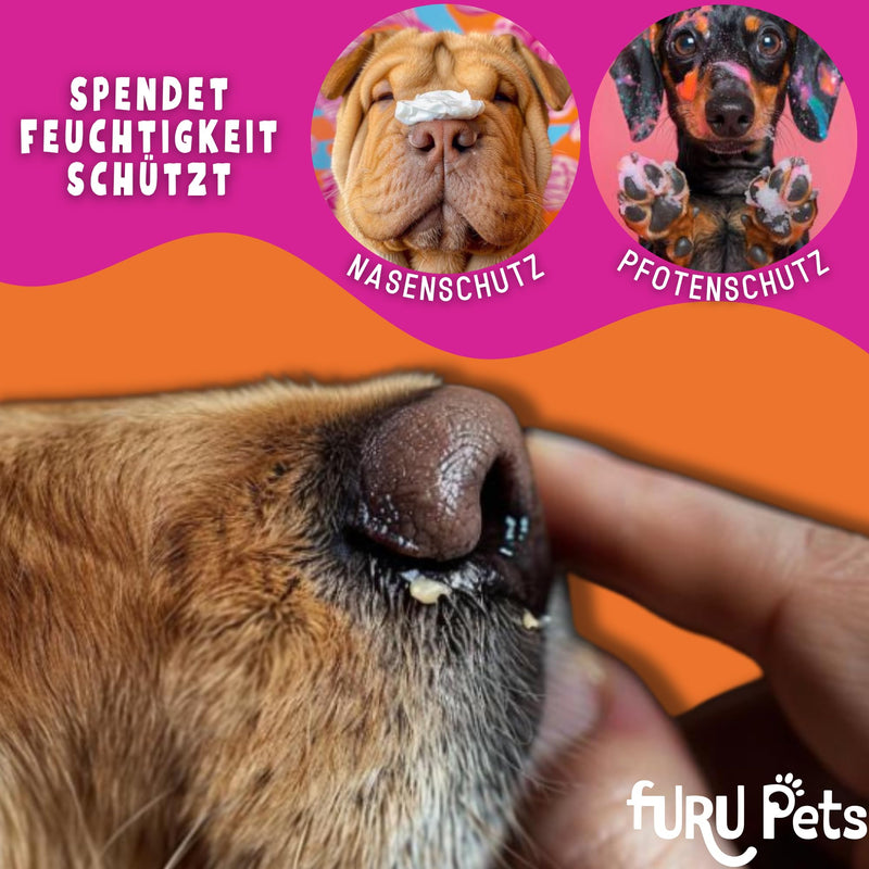 FURU PETS Natural Paw Care & Nose Balm for Dogs & Cats - Paw Balm Dog Paw Care for Dogs Vegan Paw Protection Dog Summer & Winter Dog Paws Paw Balm Cat Paw Care Dog - BeesActive Australia