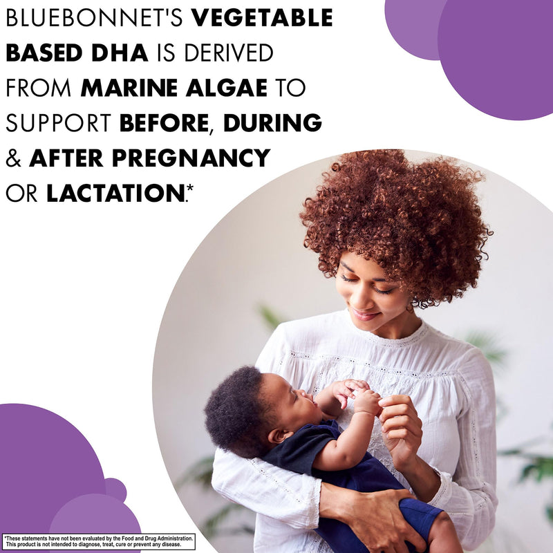 Bluebonnet Nutrition Ladies' One Prenatal DHA, Daily Nutrition for Prenatal Health*, Non-GMO, Vegan, Gluten-Free, 30 Vegetarian Softgels, 30 Servings | Non-GMO, Vegan, Vegetarian, Gluten-Free 1