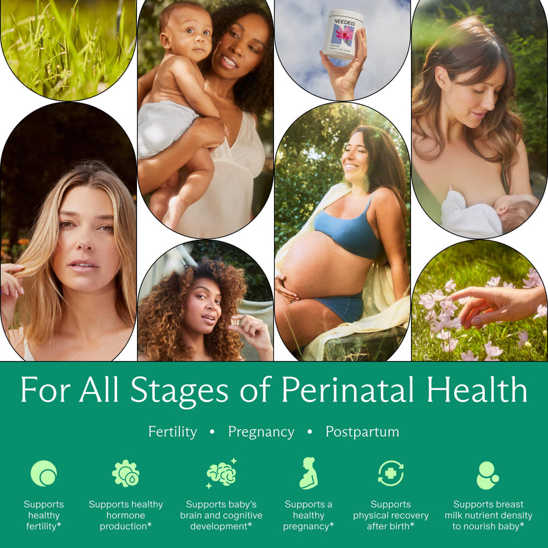 Needed. Multivitamin for Prenatal, Prenatal Multi Capsule, 30-Day Supply | Pregnancy, Breastfeeding, Postpartum, Expertly-Formulated & Third-Party Tested Original