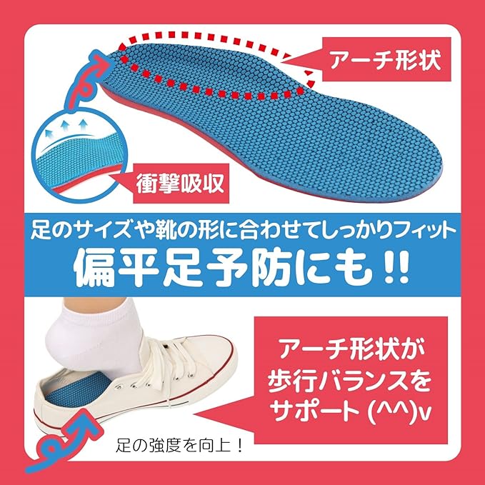 PhoenixSole Children's Insole, Decompression Cushioning/Shock Absorption/Adjustable Size - BeesActive Australia