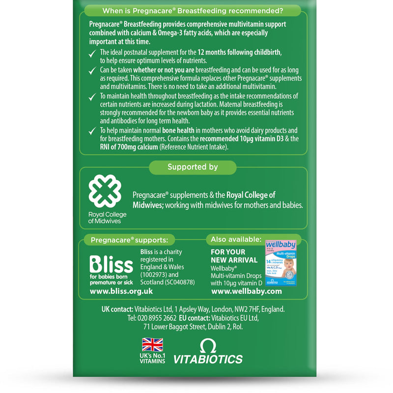 Vitabiotics - Pregnacare - Breast-Feeding - 84 Tablets