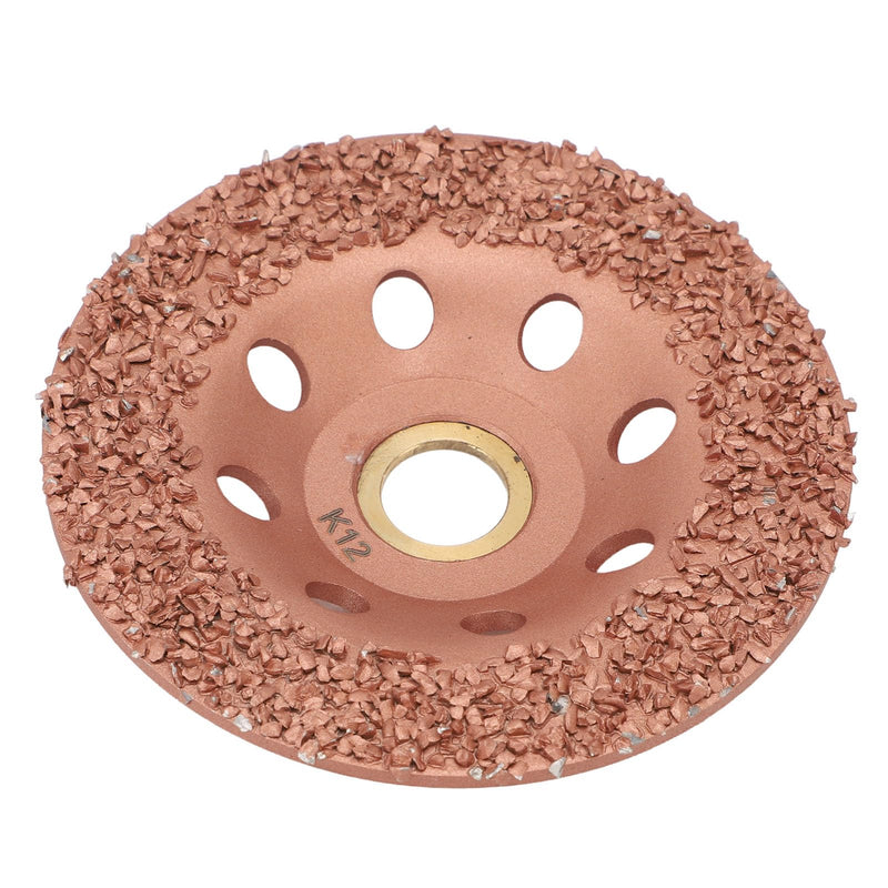 Hoof Trimming Disc, 3.94in HL Q7DMP Ti Plated Hoof Grinding Disc, Hoof Trimming Grinding Wheel, Hooves Repair Tool for Cattle Horses