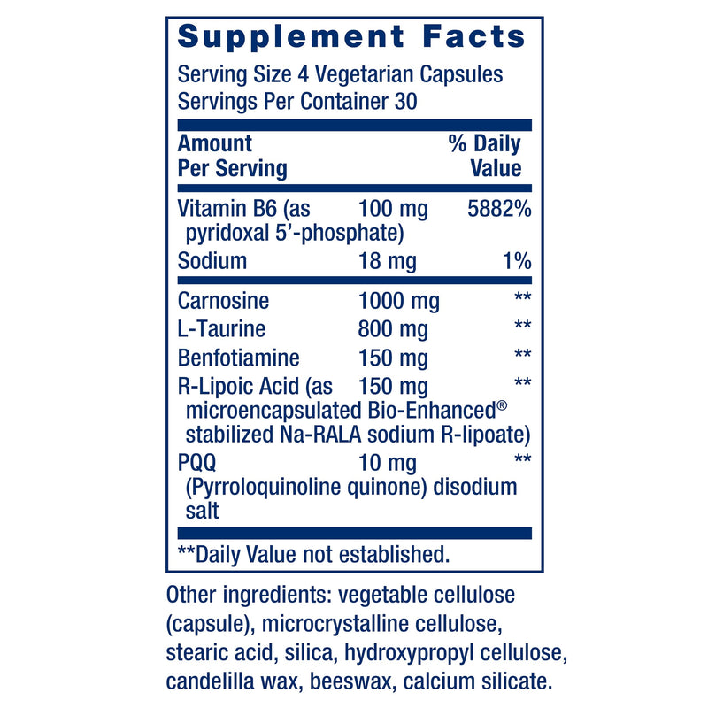Life Extension Mitochondrial Energy Optimizer with PQQ - Energy Supplement for Healthy Mitochondria - With Taurine, Vitamin B, Pyrroloquinoline Quinone - Gluten-Free, Non-GMO - 120 Vegetarian Capsules | Energy Supplement for Healthy Mitochondria with T...
