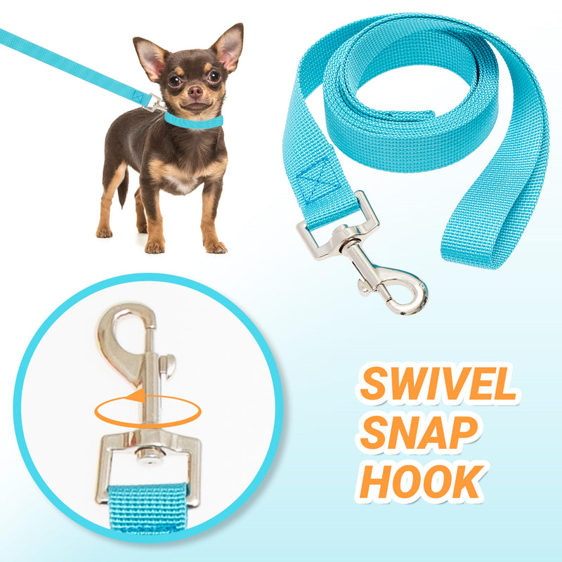 12 Pcs Dog Leashes for Small Medium Large Dogs, 6FT Lead Short Dog Leash with Swivel Hook for Walking, Training, Hiking, Rescues, Grooming, Shelter, Outdoor - BeesActive Australia