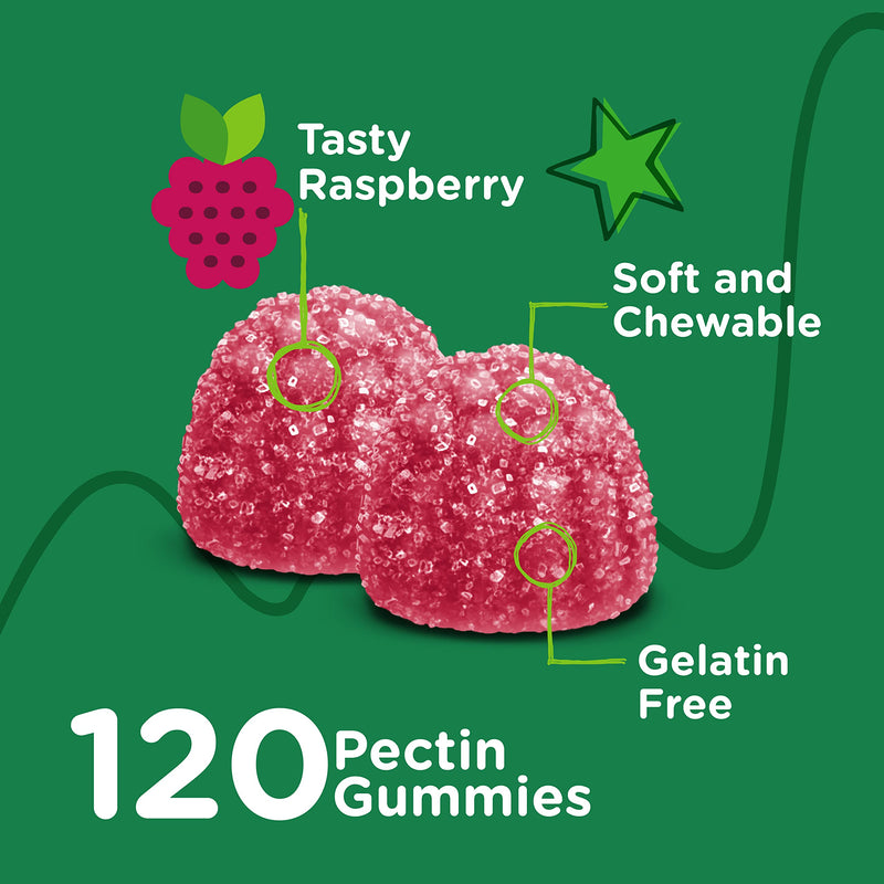 Viteey Kids Magnesium Citrate Gummies - Chewable Raspberry Flavored Gummy | Supports Sleep Aid, Calm Gummies, Muscle Relaxer, Optimal Relaxation - Vegetarian, Gelatin Free, Gluten Free, GMO Free 120 Count (Pack of 1)
