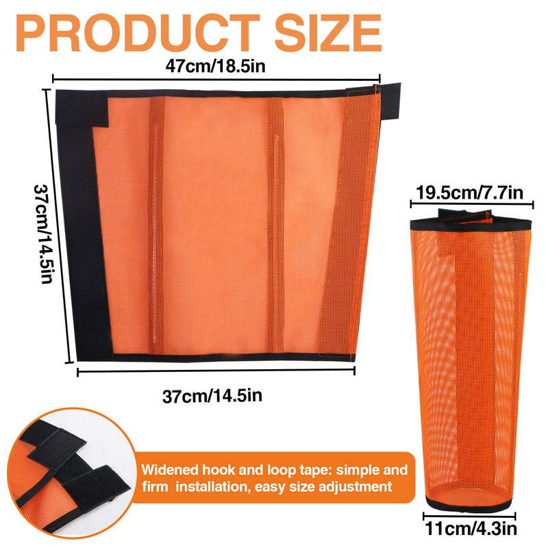 Fly Boots for Horses Set of 4, Breathable Shoe Fly Leggings for Horses, Fine Mesh Fly Leg Wraps for Horses, Stay on Horse Leg Fly Protectors Guards (Medium) Medium - BeesActive Australia