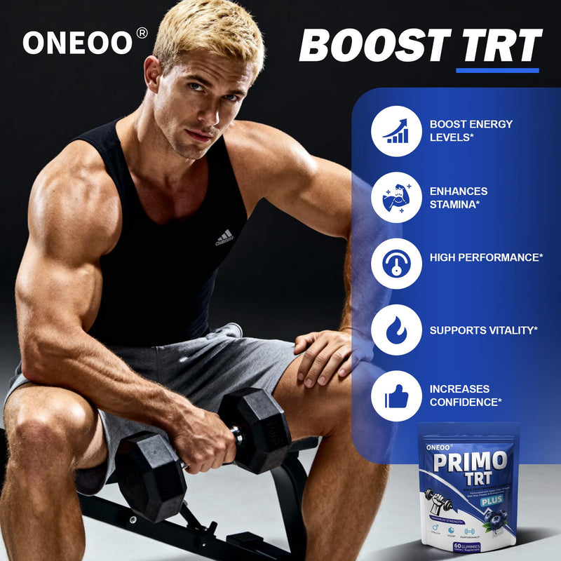 Primo TRT Gummies, Official Primo TRT Gummies for Men, Maximum Strength Energy Support, Primo TRT Male Performance Gummy with Advanced Formula Support Overall Health & Wellness