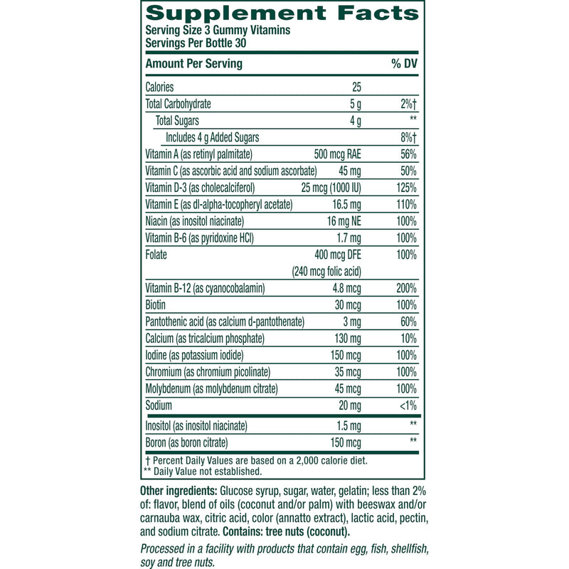 Vitafusion Power Plus Multivitamin for Men and Women | 90 Gummies | with Vitamins A B C D E | plus Calcium | Strawberry Tangerine Flavor | Gluten and Dairy Free Adult Multivites Supplement 90 Count (Pack of 1) Power+ Multivitamins