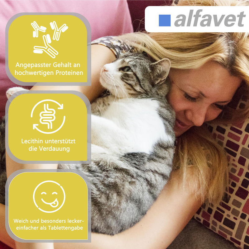 Alfavet FeliGum Hepato, supplementary food for cats and small dogs, for chronic liver insufficiency, 120g, approx. 60 chewing drops - BeesActive Australia