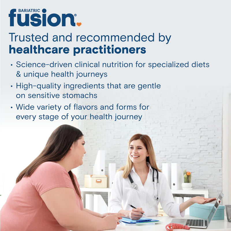 Bariatric Fusion Calcium Citrate Chewable Tablet | Orange Citrus Flavored | Chewable Calcium Citrate | Bone Health Support* | Gluten, Dairy and Soy Free | Non-GMO | 124 Count