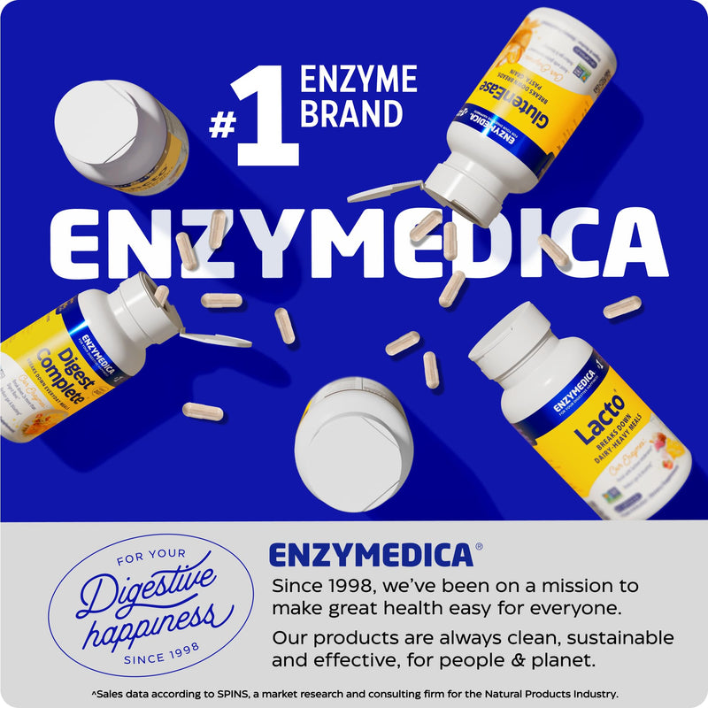 Enzymedica Vitamin D3 K2, 5000 IU Vegan D3 + 90 mcg MK-7, Plant-Based Supplement with Shiitake Mushroom & Prebiotic Fiber for Bone & Immune Support, 30 Capsules (Pack of 2) 30 Count (Pack of 2)