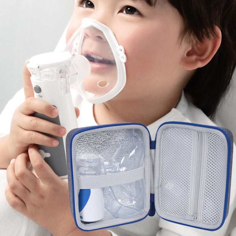 Aenllosi Hard Storage Case Compatible with Portable Nebulizer for Adults and Kids, Handheld Inhaler Carrying Case, Holder for Atomizer Machine & Medicine(Case Only) - BeesActive Australia