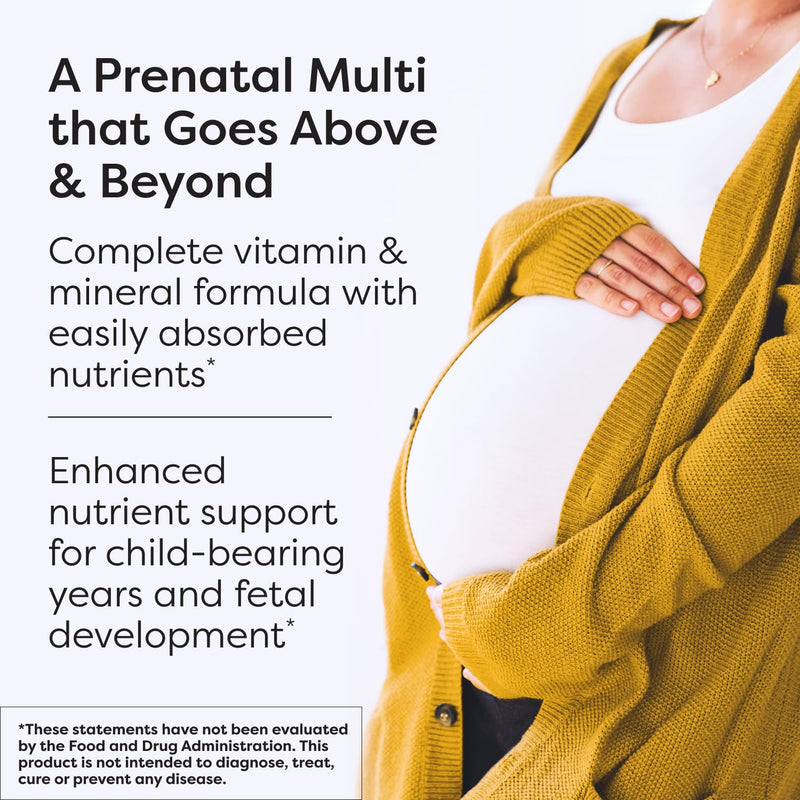 SFI Health Klaire Labs Prenatal & Nursing Formula, 90 Capsules | Nutritional Support During Preconception, Pregnancy & Breastfeeding, Absorbed Multiitamin & Mineral Supplement for Women