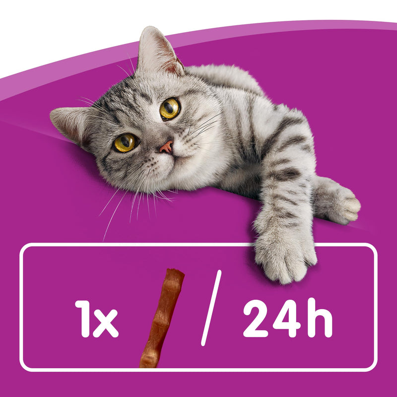 Whiskas sticks 28x18g (504g) Ricco di salmone - BeesActive Australia