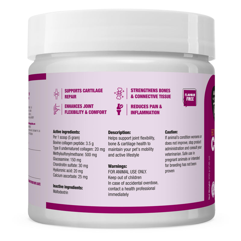 Wagging Tails Collagen Peptide Topper Powder | Skin & Coat + Bone & Joint - 7.05 oz Each | for Dogs & Cats of All Breeds | Easy to Digest | No Added Flavour