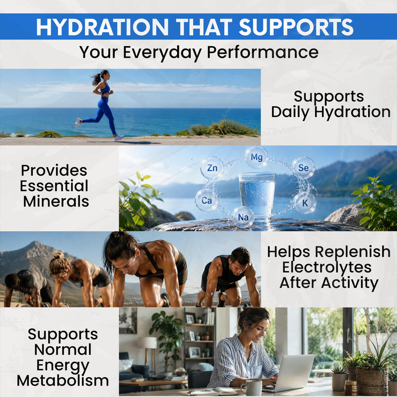 NUTRIMINERALS Hydration Electrolyte Powder Packets — Sugar-Free Electrolytes with Vitamin B1 & Pink Himalayan Salt | Sodium, Potassium & Magnesium for Energy, Recovery & Hydration | 15 Stick Packs Citrus 15 Sticks Pack