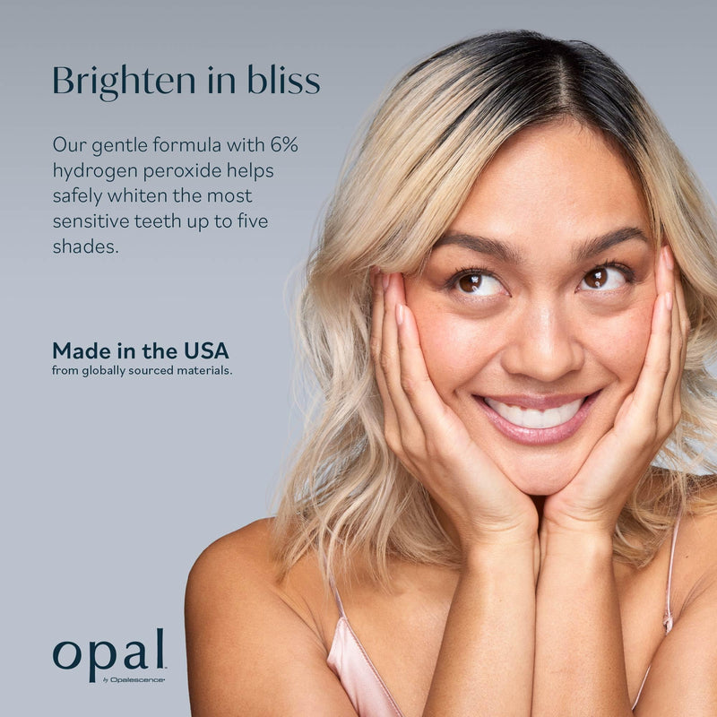 Opalescence Opal Go - Prefilled Teeth Whitening Trays - Gentle - (7 Treatments) - Hydrogen Peroxide - Cool Mint - Made by Ultradent. Op-Tr-Gent-5526-1 7 Count (Pack of 1)