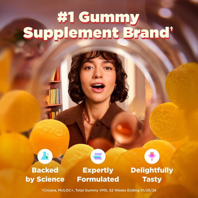 OLLY Fiber Gummy Rings Digestive Health Supplement, Berry Melon - 100 Count 100 Count (Pack of 1)